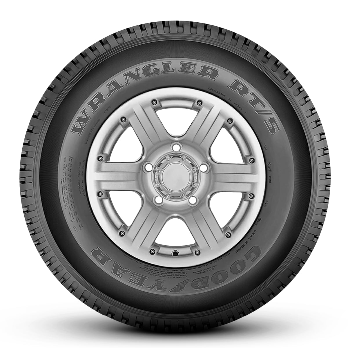 Pneu 265/75R16 Goodyear Wrangler RT/S Comercial 123/120R